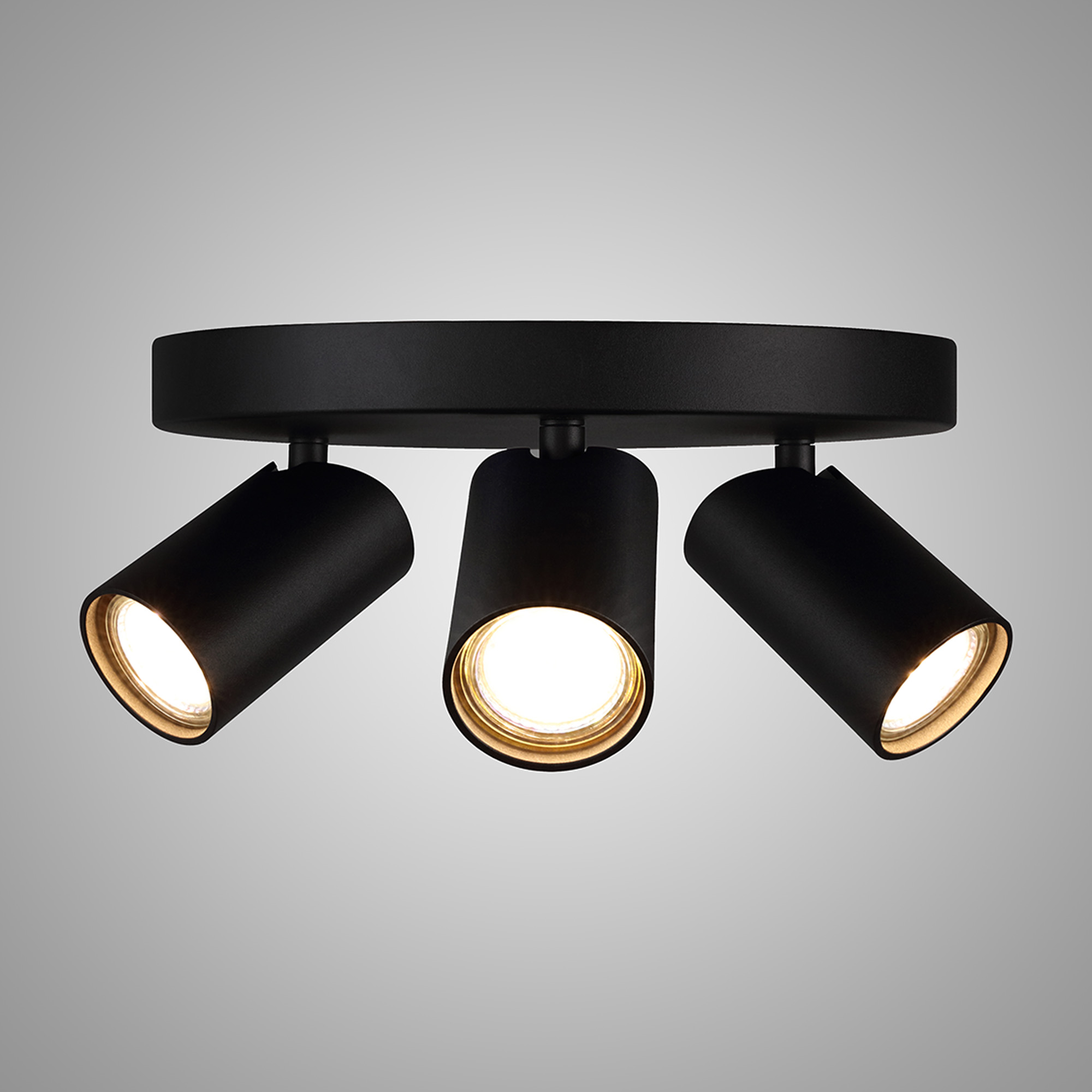 Sal Matt Black Ceiling Lights Mantra Fusion Surface Spot Lights